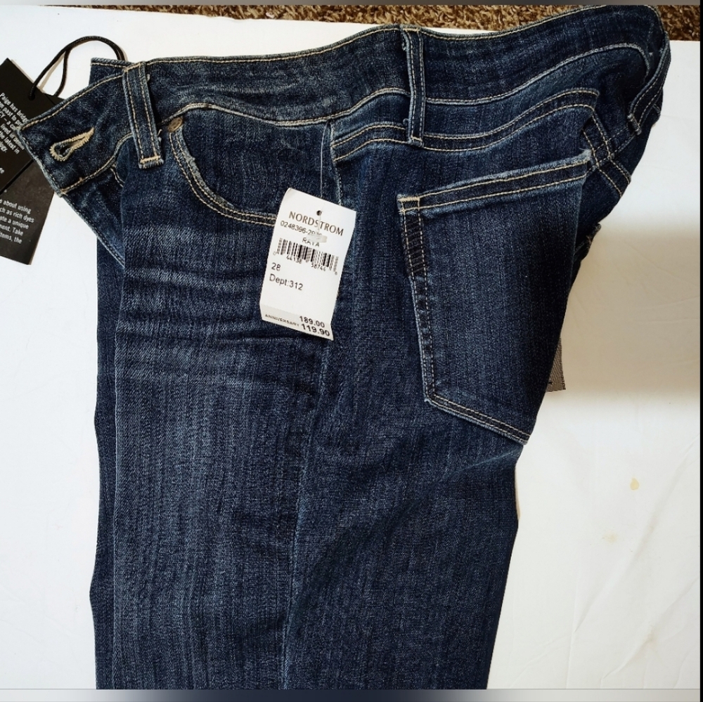 PAIGE TAG, Skyline Skinny Jeans, Woman Blue Denim/Low Rise/Stretchy Nordstrom 28 - Picture 9 of 16